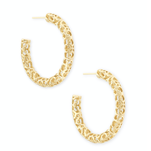 Maggie 1.5' Hoop Earrings