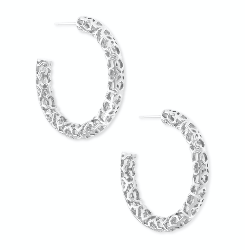 Maggie 1.5' Hoop Earrings